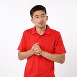 Omnitau Men's Classic Golf Polo Shirt - Red