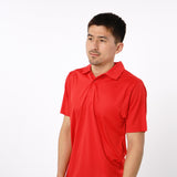 Omnitau Men's Classic Golf Polo Shirt - Red
