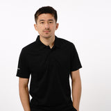 Omnitau Men's Classic Golf Polo Shirt - Black