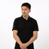 Omnitau Men's Classic Golf Polo Shirt - Black