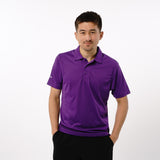 Omnitau Men's Classic Golf Polo Shirt - Purple