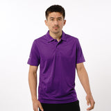 Omnitau Men's Classic Golf Polo Shirt - Purple