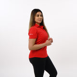 Omnitau Women's Classic Golf Polo Shirt - Red