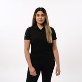 Omnitau Women's Classic Golf Polo Shirt - Black