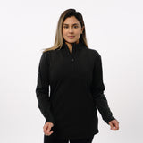 Omnitau Men's Technical Golf 1/4 Zip Fleece - Black