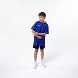 Omnitau Kid's Team Sports Core Cricket Crew Neck Shirt - Royal Blue