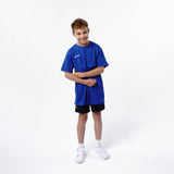 Omnitau Kid's Team Sports Core Cricket Crew Neck Shirt - Royal Blue