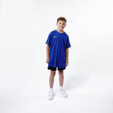 Omnitau Kid's Team Sports Core Cricket Crew Neck Shirt - Royal Blue