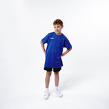 Omnitau Kid's Team Sports Core Cricket Crew Neck Shirt - Royal Blue