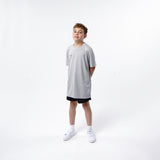 Omnitau Kid's Team Sports Breathable Technical T-Shirt - Heather Grey