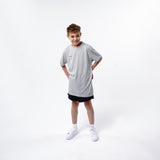 Omnitau Kid's Team Sports Breathable Technical T-Shirt - Heather Grey
