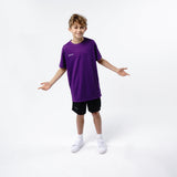 Omnitau Kid's Team Sports Core Cricket Crew Neck Shirt - Purple