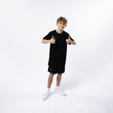 Omnitau Kid's Team Sports Core Football Shirt- Black
