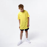 Omnitau Kid's Team Sports Breathable Technical T-Shirt - Yellow