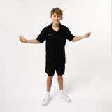 Omnitau Kid's Team Sports Breathable Training Shorts - Black
