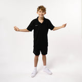 Omnitau Kid's Team Sports Core Hockey Polo Shirt - Black