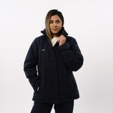 Omnitau Women's Team Sports Padded Waterproof Jacket - Navy