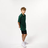 Omnitau Kid's Team Sports Breathable Technical Polo - Bottle Green