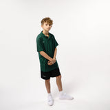 Omnitau Kid's Team Sports Core Football Polo Shirt - Bottle Green