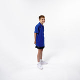 Omnitau Kid's Team Sports Breathable Technical Polo - Royal Blue