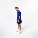 Omnitau Kid's Team Sports Core Football Polo Shirt - Royal Blue