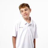 Omnitau Kid's Team Sports Core Football Polo Shirt - White