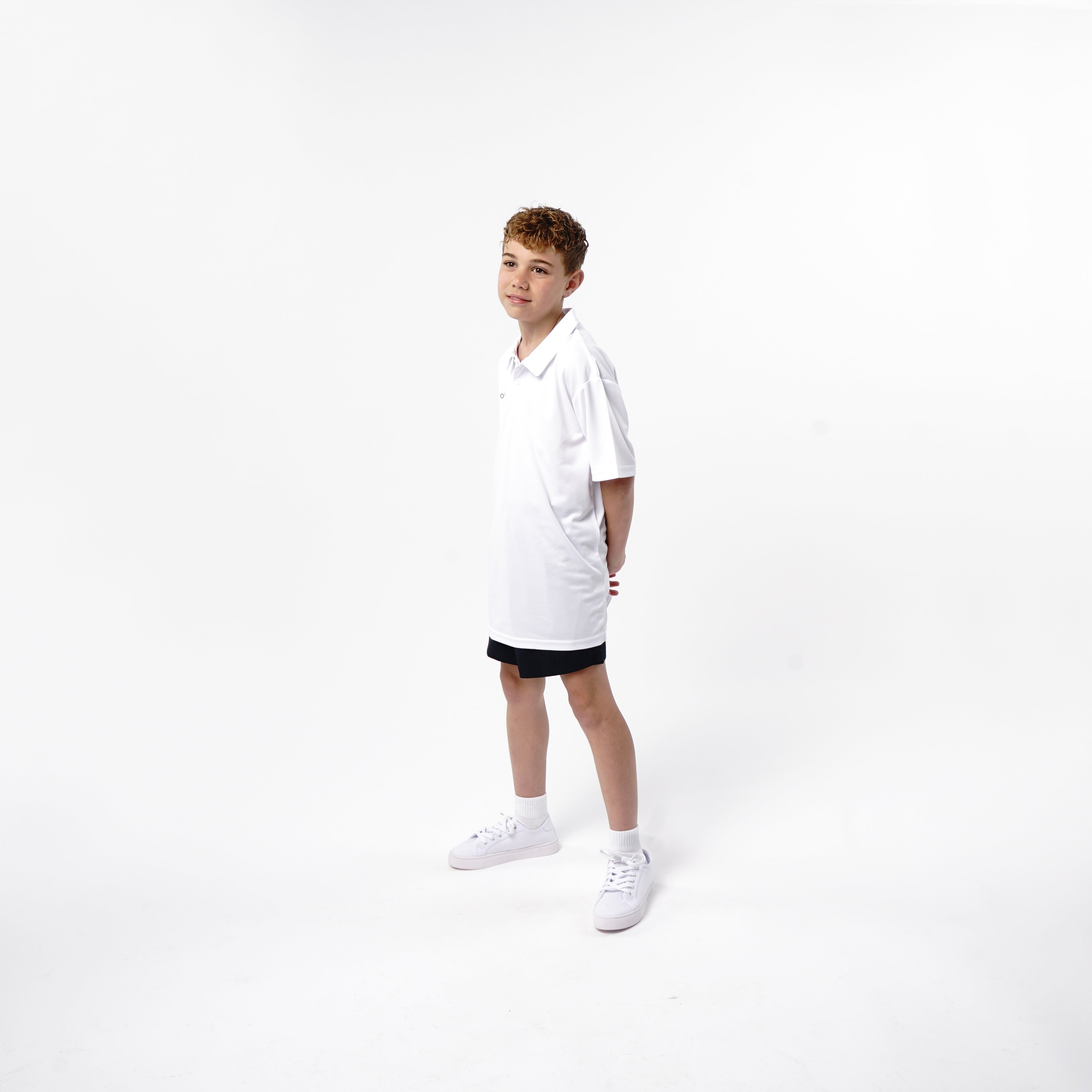 Omnitau Kid's Team Sports Core Multisport Polo Shirt - White