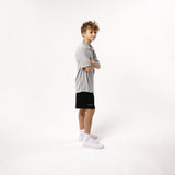 Omnitau Kid's Team Sports Core Football Polo Shirt- Heather Grey