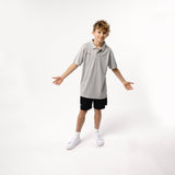 Omnitau Kid's Team Sports Core Hockey Polo Shirt - Heather Grey