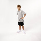 Omnitau Kid's Team Sports Core Multisport Polo Shirt - Heather Grey