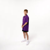 Omnitau Kid's Team Sports Core Football Polo Shirt - Purple