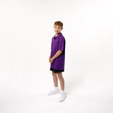 Omnitau Kid's Team Sports Core Cricket Polo Shirt  - Purple