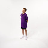 Omnitau Kid's Team Sports Breathable Technical Polo - Purple