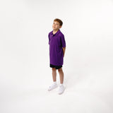 Omnitau Kid's Team Sports Core Cricket Polo Shirt  - Purple