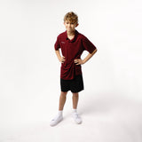 Omnitau Kid's Team Sports Core Multisport Polo Shirt - Burgundy