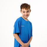 Omnitau Kid's Team Sports Organic Cotton T-Shirt - Royal Blue