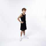 Kid's Omnitau Team Sports Core Athletics Vest - Black