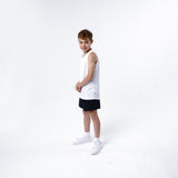 Kid's Omnitau Team Sports Core Athletics Vest - White
