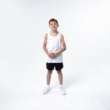 Kid's Omnitau Team Sports Core Athletics Vest - White