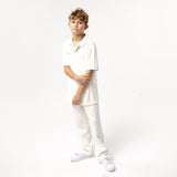 Omnitau Kid's Team Sports Cricket Trousers - Cream