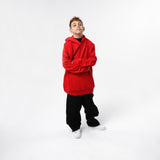Omnitau Kid's Team Sports Organic Cotton Hoodie - Red