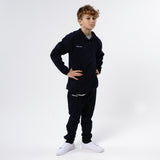 Omnitau Kid's Team Sports Recycled 1/4 Zip Mid Layer Sweatshirt - Navy