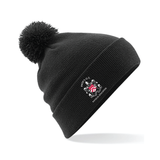 Pate's Staff Pom Pom Beanie - Black