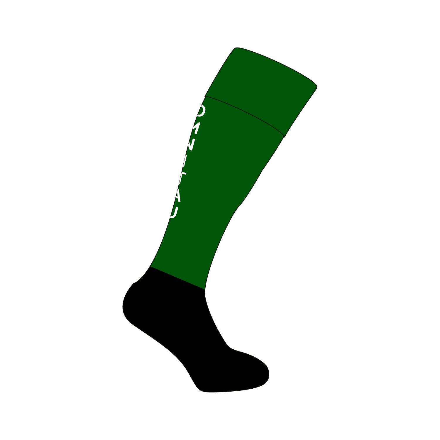 Omnitau Team Sports Unisex Plain Playing Socks - Bottle Green