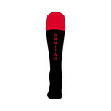Omnitau Team Sports Classic Sports Capped Socks - Black & Red