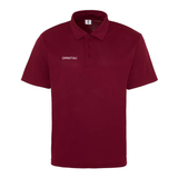 Omnitau Men's Team Sports Breathable Technical Polo - Burgundy