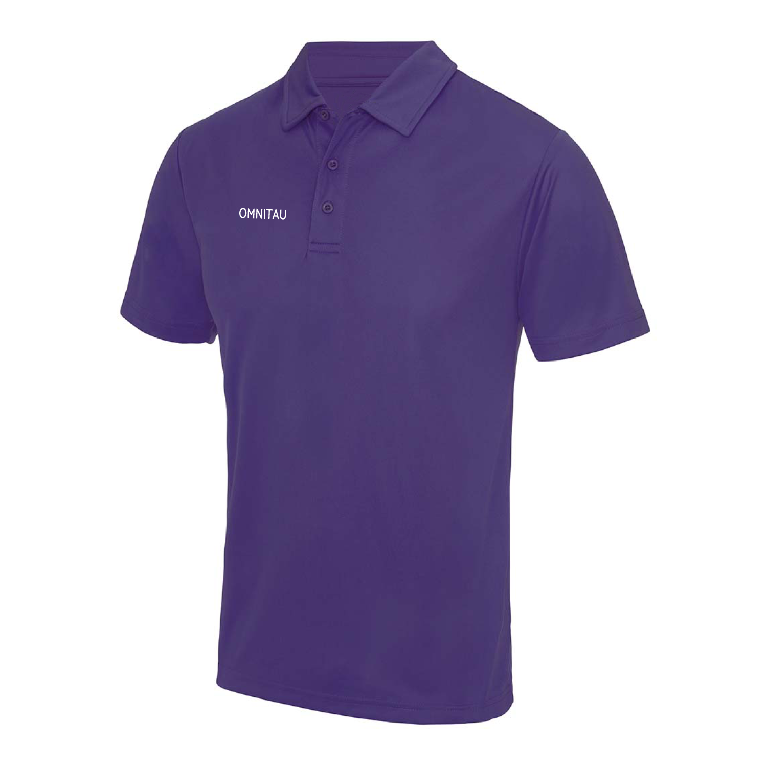 Omnitau Men's Team Sports Core Football Polo Shirt - Purple