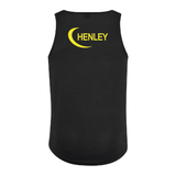 Henley Netball Club Team Sports Breathable Tech Vest - Black