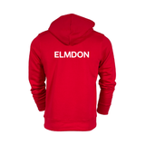 Elmdon Netball Club Omnitau Team Sports Organic Cotton Hoodie - Red