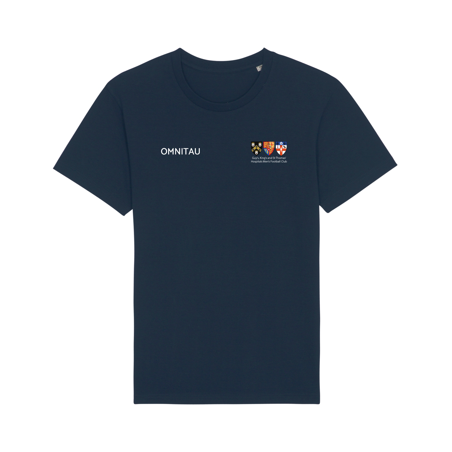 GKT FC Team Sports Cotton T-Shirt - Navy